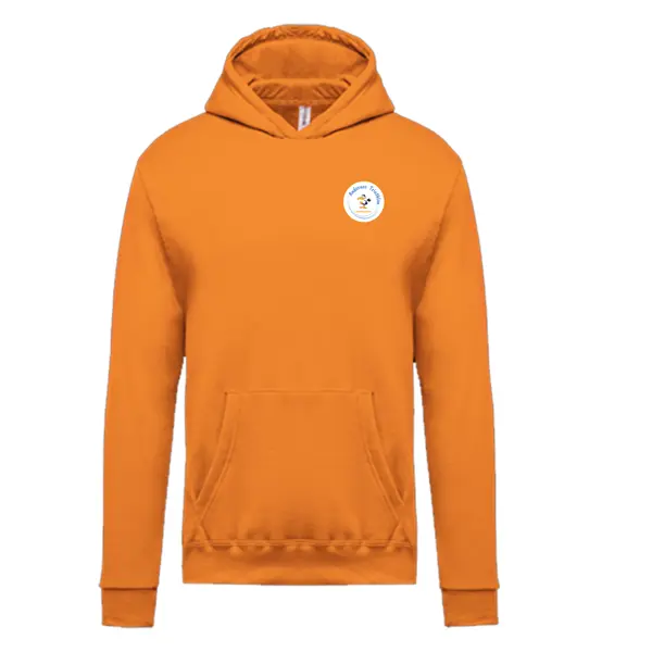 Sweat-shirt capuche homme taille (orange)